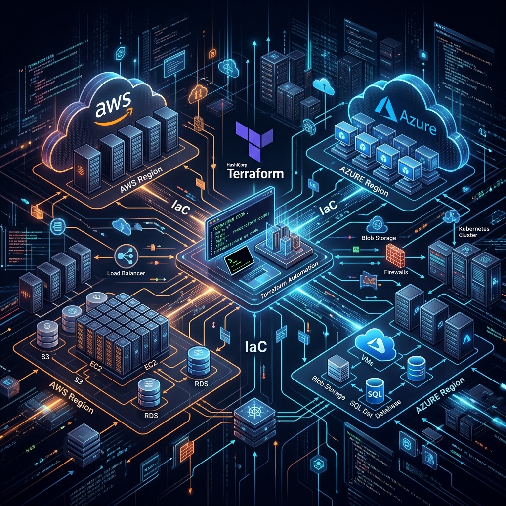 Next-Gen Cloud Architecture: Designing Self-Healing Multi-Cloud Deployments with Terraform & AI